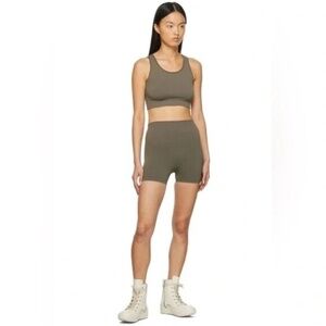 Rick Owens Olive Green Active Shorts Medium